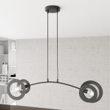 mini: Lampa wisząca EUFORIA nowoczesna czarna E27 15W LED (4)