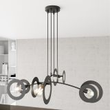 mini: Lampa wisząca EUFORIA nowoczesna czarna E27 15W LED (4)