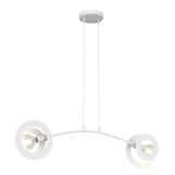 mini: Lampa wisząca EUFORIA nowoczesna biała E27 15W LED (1)