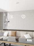 mini: Lampa wisząca EUFORIA nowoczesna biała E27 15W LED (2)