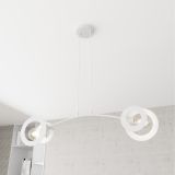 mini: Lampa wisząca EUFORIA nowoczesna biała E27 15W LED (3)