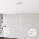 mini: Lampa wisząca EUFORIA nowoczesna biała E27 15W LED (4)