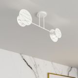 mini: Lampa sufitowa FRICK nowoczesna biała E27 15W LED (2)