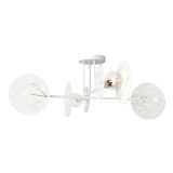 mini: Lampa sufitowa FRICK nowoczesna biała E27 15W LED (1)