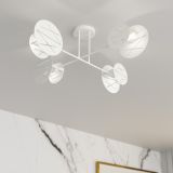 mini: Lampa sufitowa FRICK nowoczesna biała E27 15W LED (2)