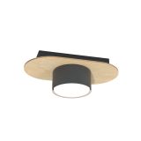 mini: Lampa sufitowa DIAZ nowoczesna czarna GX53 10W LED (1)