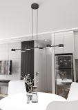 mini: Lampa wisząca MEGARA nowoczesna czarna GX53 10W LED (4)