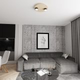 Lampa sufitowa PIXO nowoczesna czarna GX53 10W LED