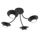 Lampa sufitowa ENSO nowoczesna czarna GX53 10W LED