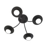 Lampa sufitowa ENSO nowoczesna czarna GX53 10W LED