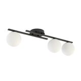 mini: Lampa sufitowa KAIRO nowoczesna czarna E14 10W LED (1)