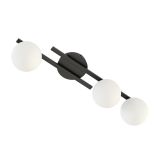 mini: Lampa sufitowa KAIRO nowoczesna czarna E14 10W LED (2)
