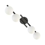 mini: Lampa sufitowa KAIRO nowoczesna czarna E14 10W LED (2)