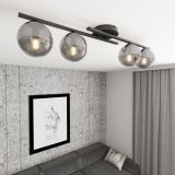 mini: Lampa sufitowa KAIRO nowoczesna czarna E14 10W LED (4)