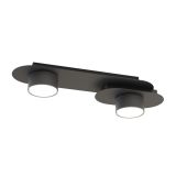 Lampa sufitowa STILO nowoczesna czarna GX53 10W LED