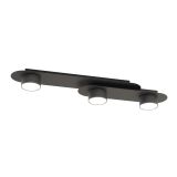 Lampa sufitowa STILO nowoczesna czarna GX53 10W LED