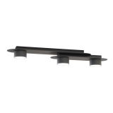 Lampa sufitowa STILO nowoczesna czarna GX53 10W LED