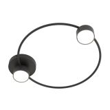mini: Lampa sufitowa LUCIO nowoczesna czarna GX53 10W LED (1)