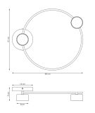 mini: Lampa sufitowa LUCIO nowoczesna czarna GX53 10W LED (7)
