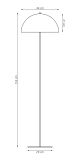 mini: Lampa podłogowa MOGU nowoczesna czarna E27 15W LED (5)