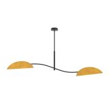 mini: Lampa sufitowa LOTUS nowoczesna czarna E14 10W LED (1)