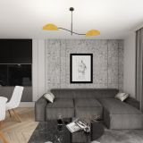 mini: Lampa sufitowa LOTUS nowoczesna czarna E14 10W LED (5)