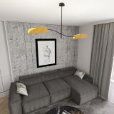 mini: Lampa sufitowa LOTUS nowoczesna czarna E14 10W LED (6)