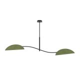 Lampa sufitowa LOTUS nowoczesna czarna E14 10W LED