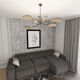 mini: Lampa sufitowa LOTUS nowoczesna czarna E14 10W LED (6)