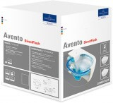 Miska WC Wisząca Bezkołnierzowa Avento 53x37 + Deska Wolnoopadająca Slim 5656RS01 Villeroy&Boch