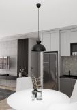 mini: Lampa wisząca LUNARO nowoczesna czarna GX53 10W LED (5)