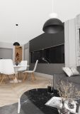 mini: Lampa wisząca LUNARO nowoczesna czarna / biała GX53 10W LED (6)