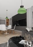 mini: Lampa wisząca LUNARO nowoczesna czarna / zielona GX53 10W LED (6)