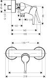 Bateria Prysznicowa Talis S 72600000 Hansgrohe