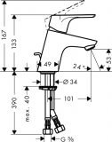 Bateria Umywalkowa Focus E2 31730000 Hansgrohe