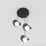 mini: Lampa wisząca RITUAL nowoczesna czarna G9 8W LED (3)