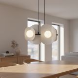 mini: Lampa wisząca ELEMENTI nowoczesna szara G9 8W LED (4)