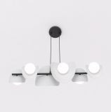mini: Lampa wisząca ELEMENTI nowoczesna szara G9 8W LED (5)
