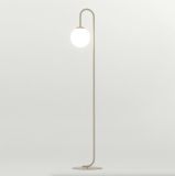 mini: Lampa podłogowa FLOR nowoczesna beżowa E14 10W LED (1)