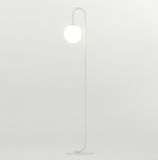 mini: Lampa podłogowa FLOR nowoczesna biała E14 10W LED (1)