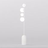 mini: Lampa podłogowa ETNO nowoczesna biała G9 8W LED (1)