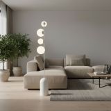 mini: Lampa podłogowa ETNO nowoczesna biała G9 8W LED (3)