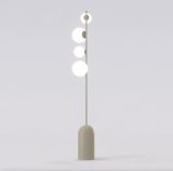 mini: Lampa podłogowa ETNO nowoczesna beżowa G9 8W LED (1)