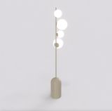 mini: Lampa podłogowa ETNO nowoczesna beżowa G9 8W LED (2)