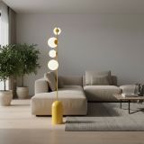 mini: Lampa podłogowa ETNO nowoczesna pomarańczowa G9 8W LED (3)