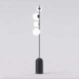 mini: Lampa podłogowa ETNO nowoczesna czarna G9 8W LED (1)