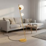 mini: Lampa podłogowa TATU nowoczesna pomarańczowa G9 8W LED (3)