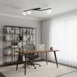mini: Lampa sufitowa NATON nowoczesna czarna E14 10W LED (5)