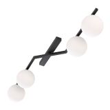 mini: Lampa sufitowa NATON nowoczesna czarna E14 10W LED (2)