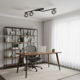 mini: Lampa sufitowa NATON nowoczesna czarna E14 10W LED (5)
